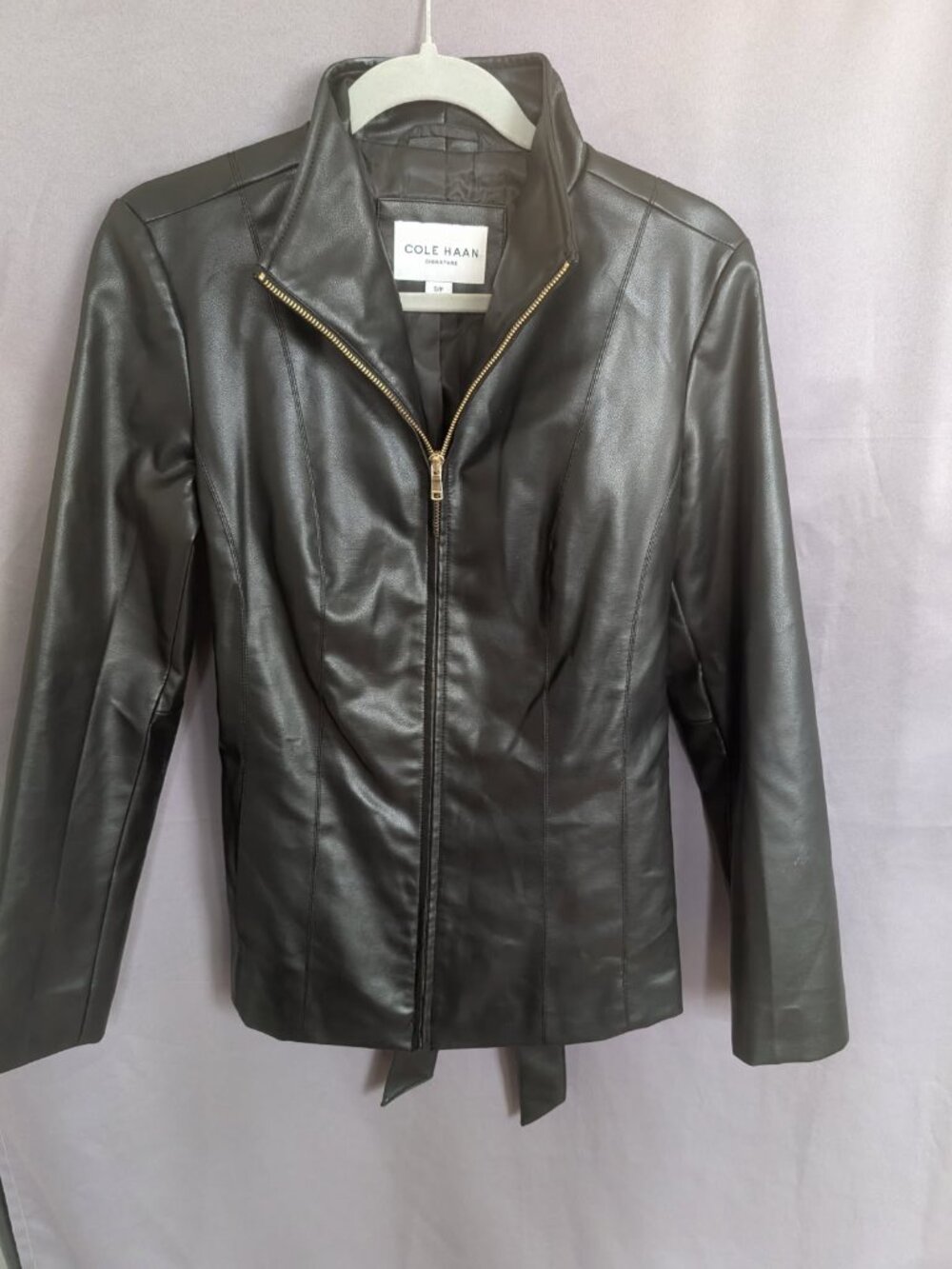 Cole Haan Polyurethane Faced Jacket Size S